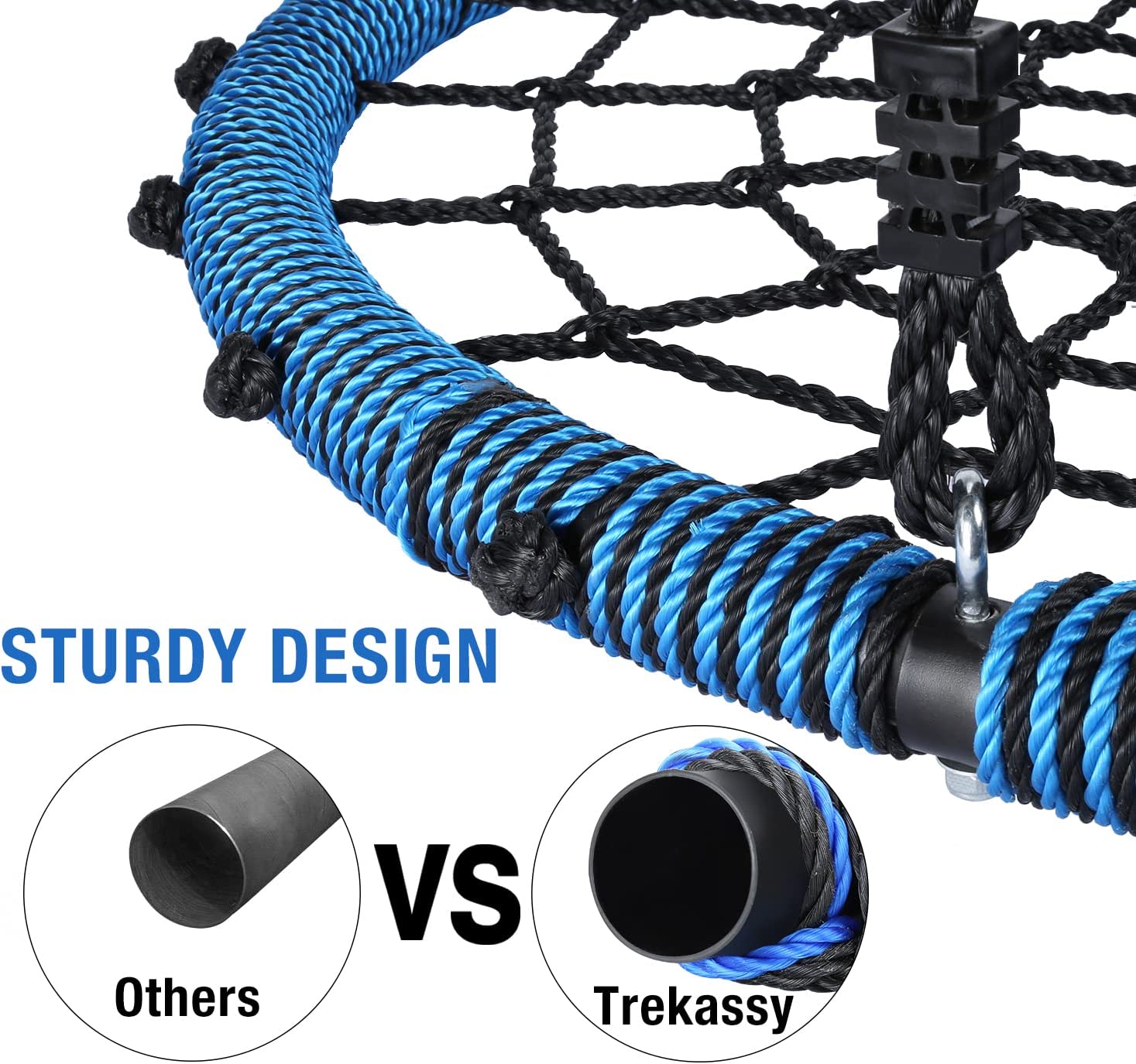 Trekassy 750 lb Spider Web Swing 40 inch