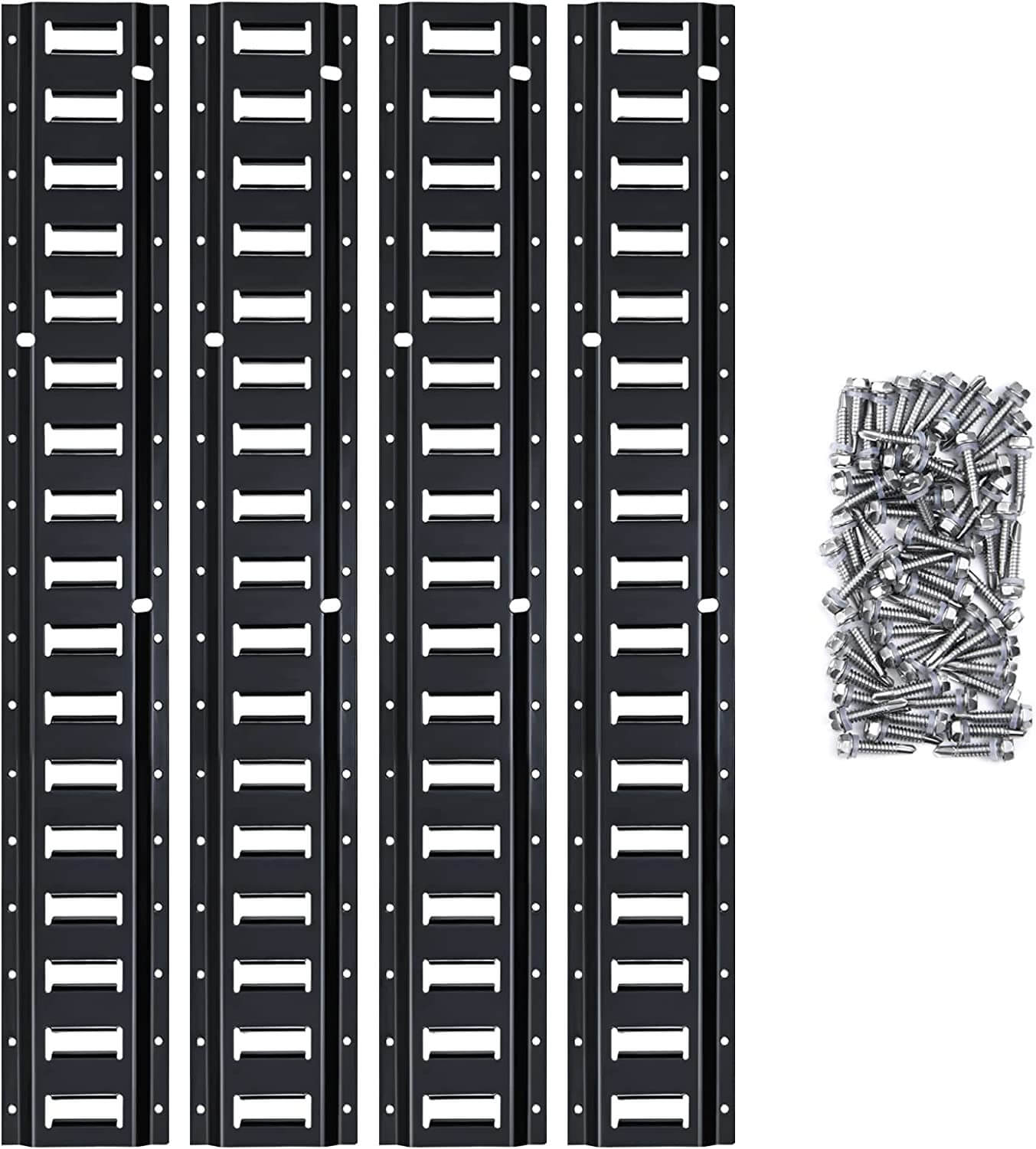 Trekassy 4 Pack 5ft E Track Rail Tie-Down Kit