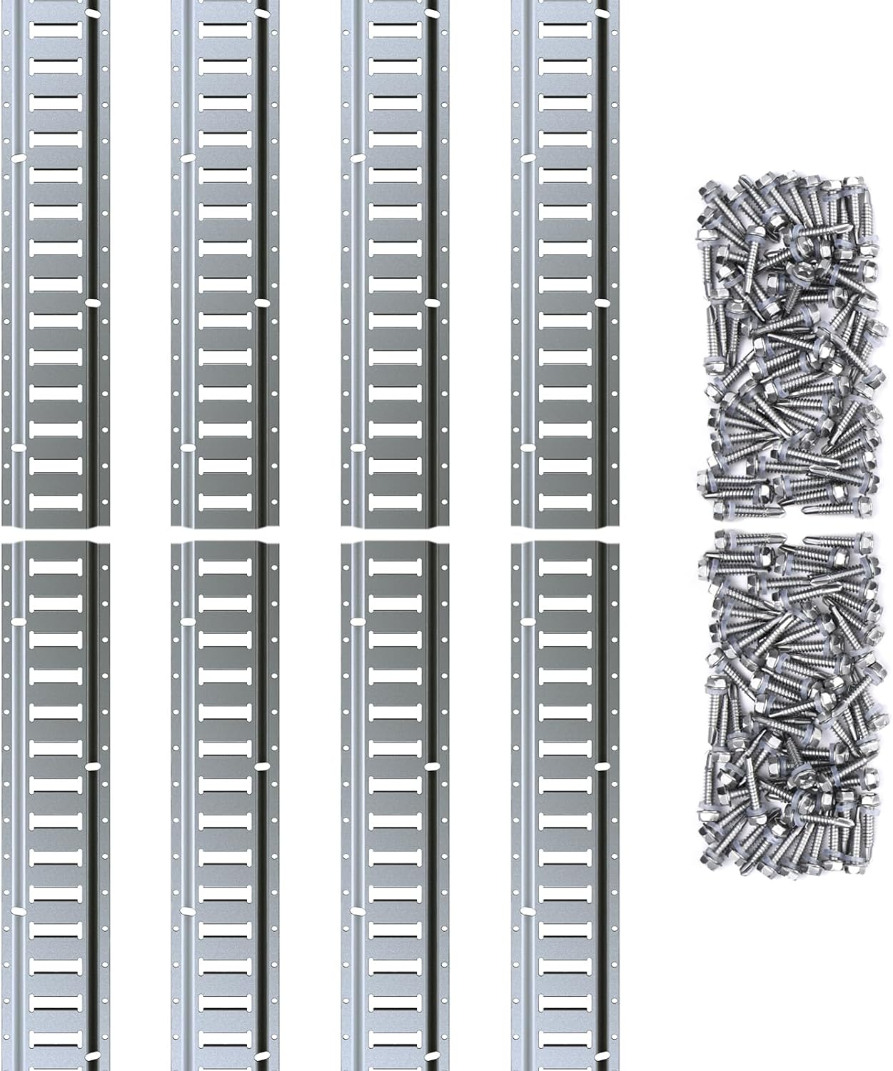 Trekassy 4 Pack 5ft E Track Rail Tie-Down Kit