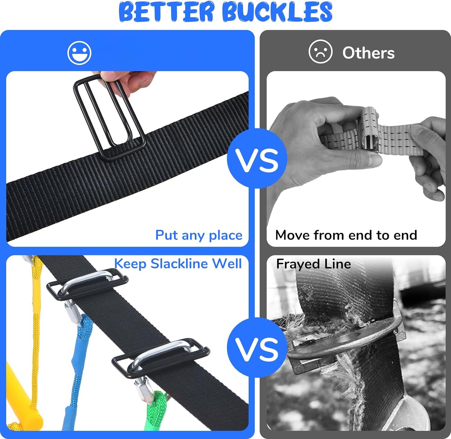 65ft Ninja Warrior Obstacle Course for Kids with Swing, Ninja Rope Course with 11 Obstacles