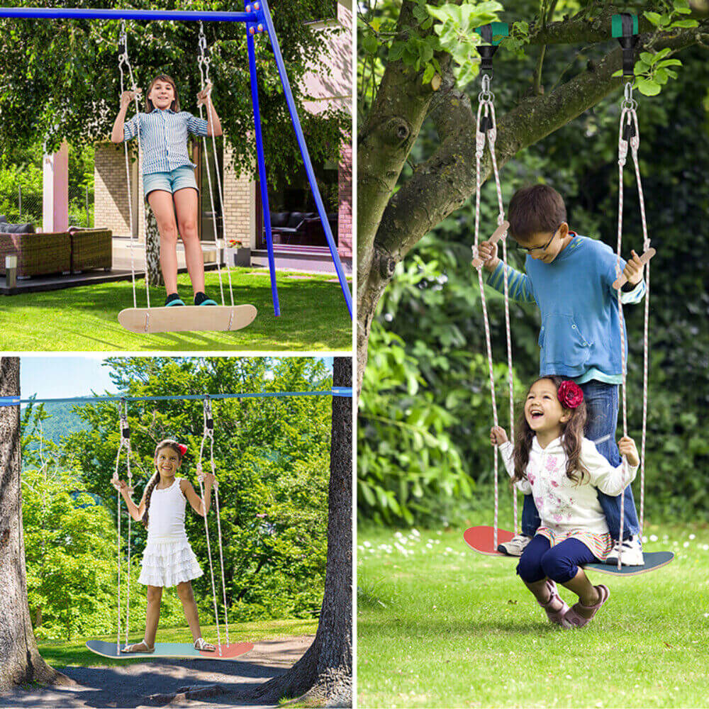 45FT Skateboard Swing Kids Swing Great for Tree Swing Set Backyard