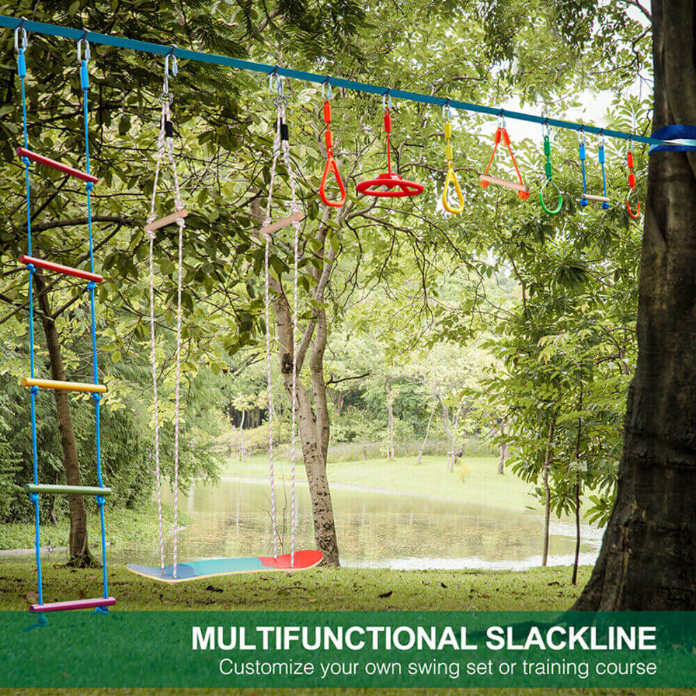 45FT Skateboard Swing Kids Swing Great for Tree Swing Set Backyard