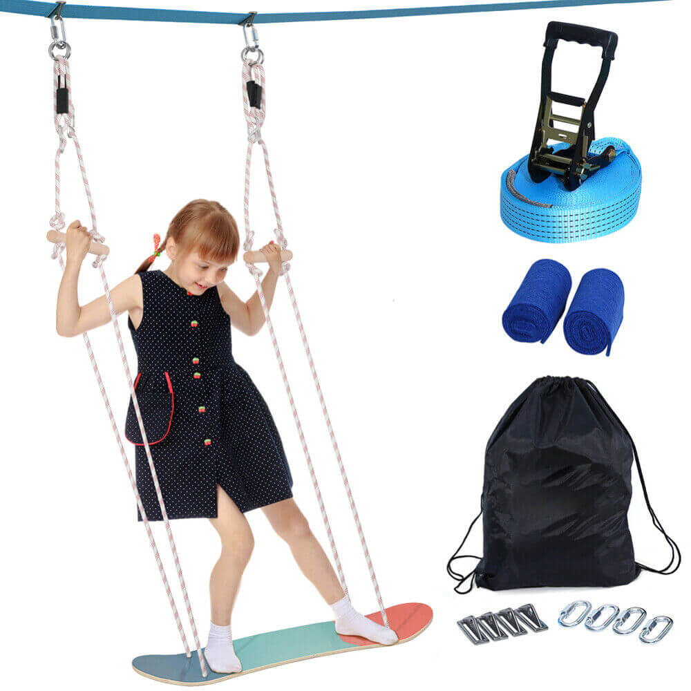 45FT Skateboard Swing Kids Swing Great for Tree Swing Set Backyard