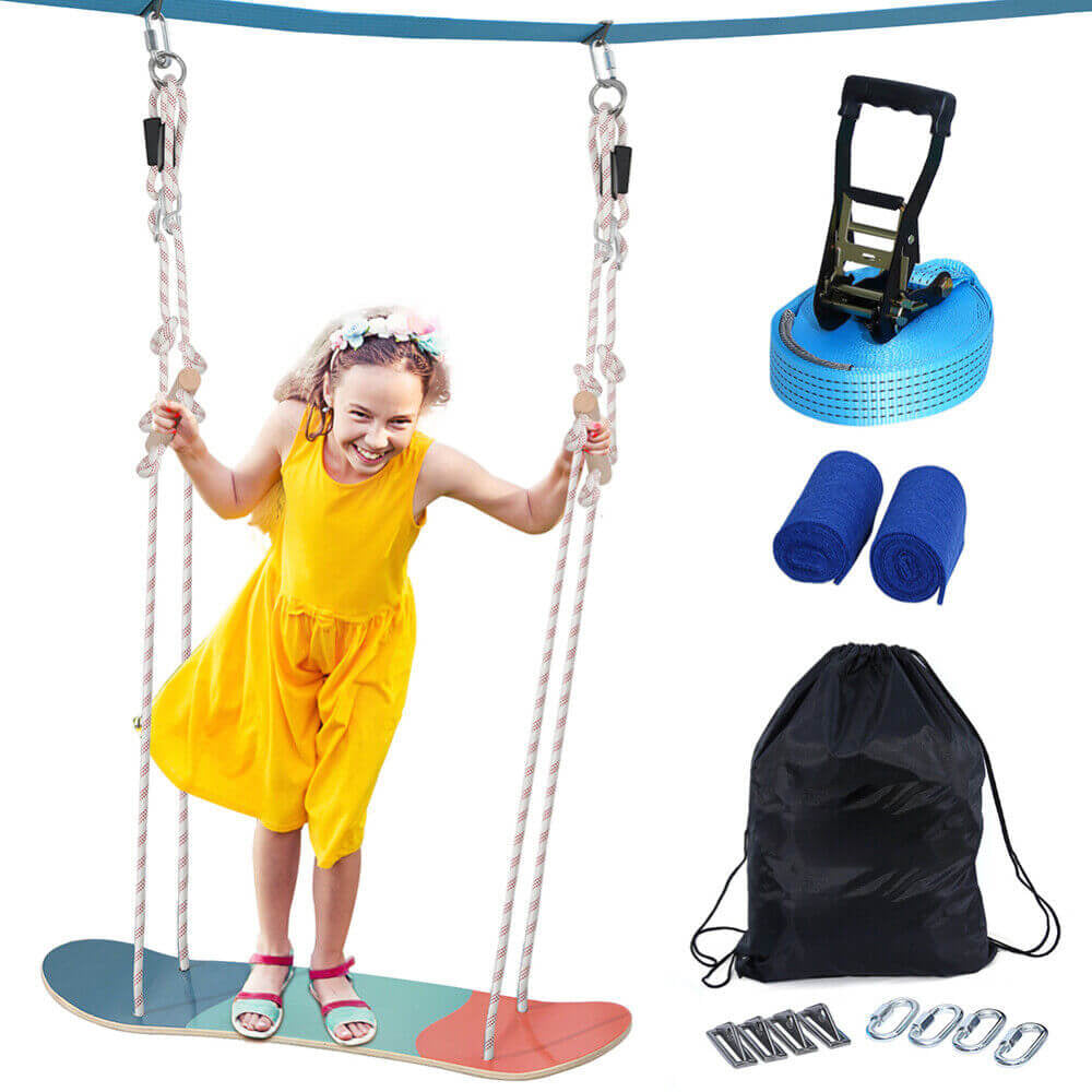 45FT Skateboard Swing Kids Swing Great for Tree Swing Set Backyard