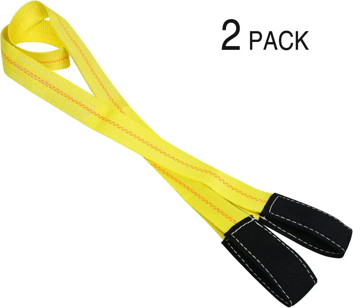 2 Pack 6' x 2" Lift Sling Straps 10,000lbs Max Vertical Break Strength Capacity Media 1 of 7