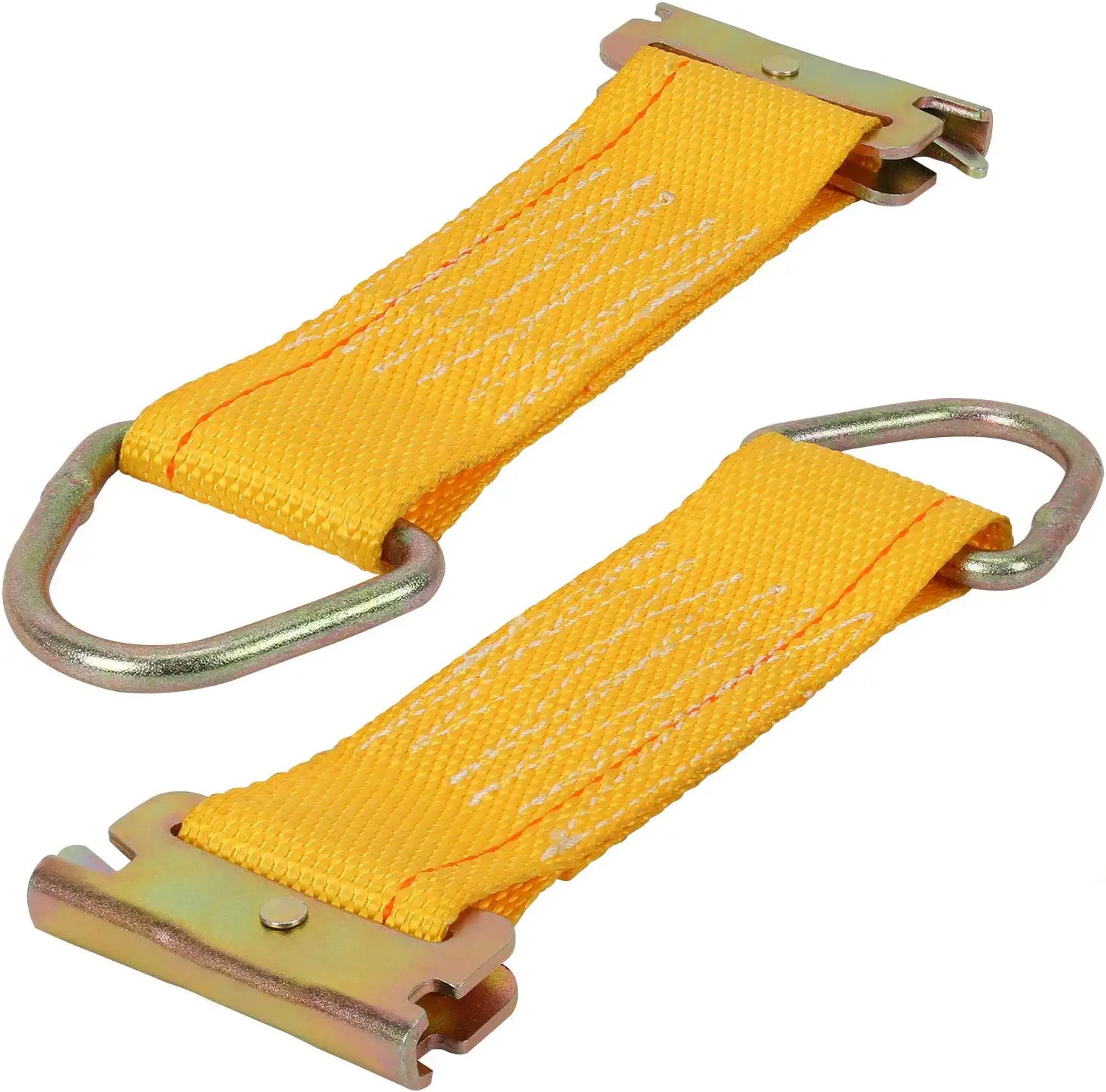 Trekassy 10 Pack E Track Rope Tie Offs, 2" x 6" E-Track Tie-Down Straps with D Ring.