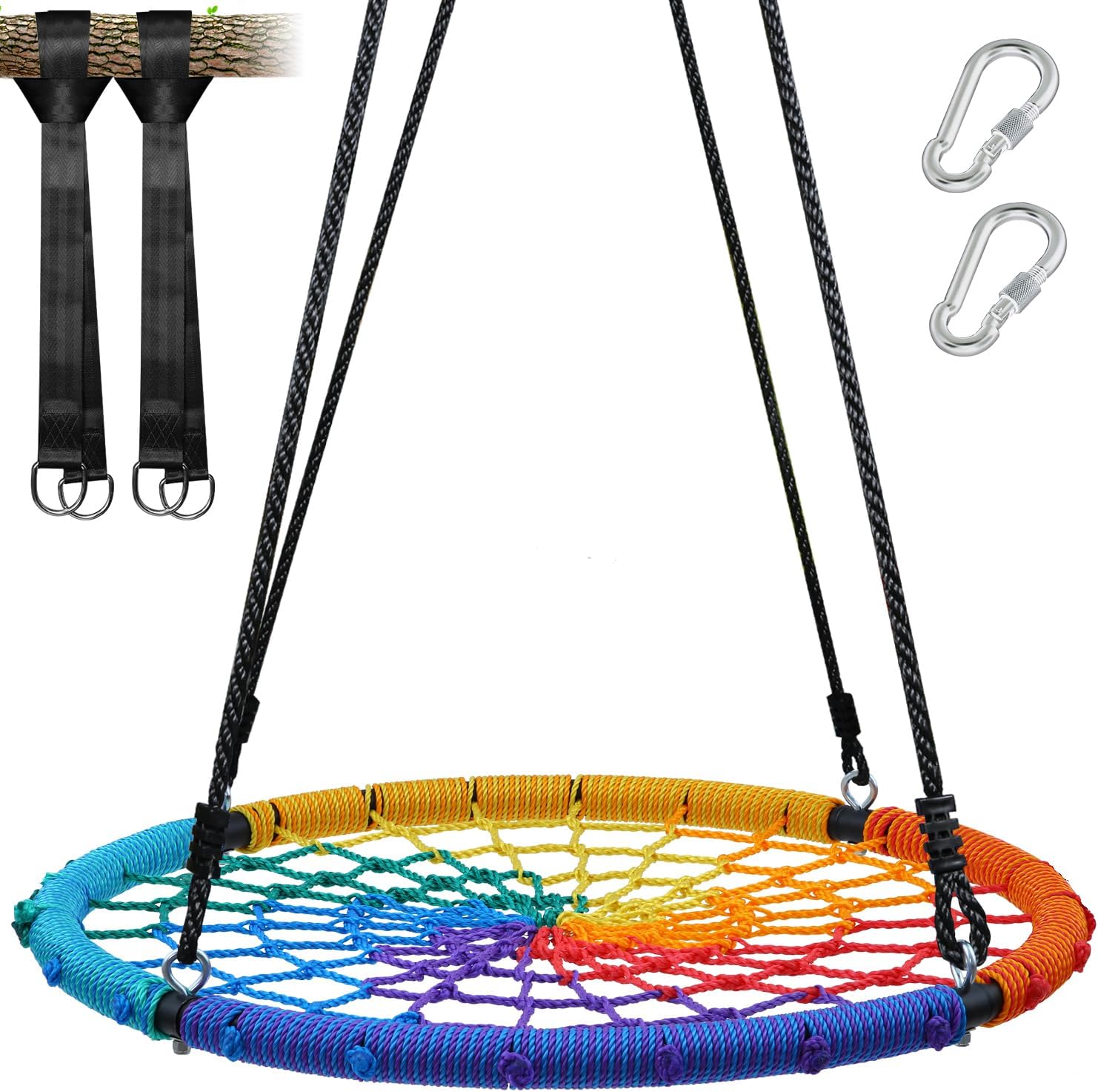 Trekassy 750 lb Spider Web Swing 40 inch