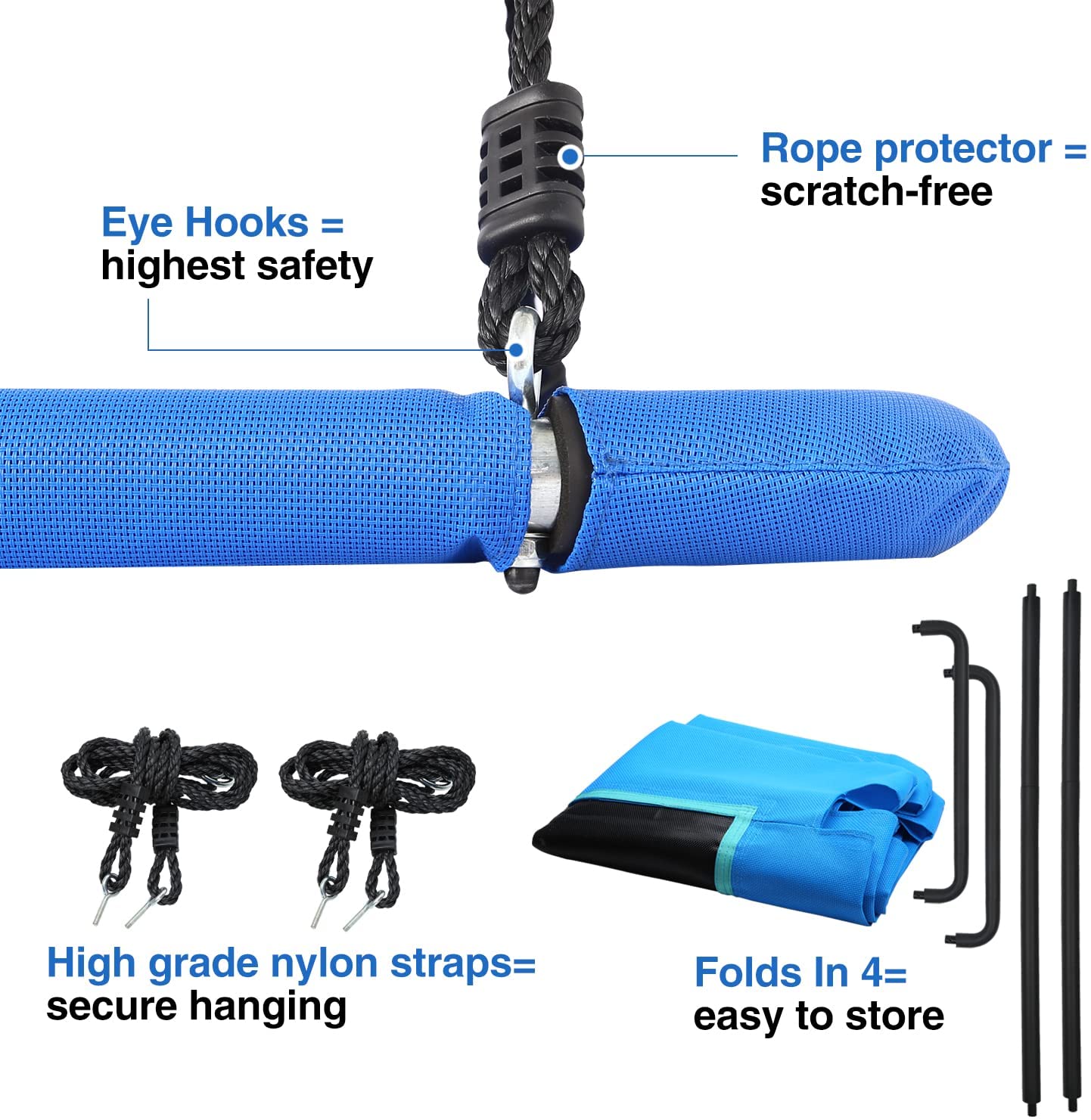 Trekassy 700lb Giant 60" Platform Tree Swing