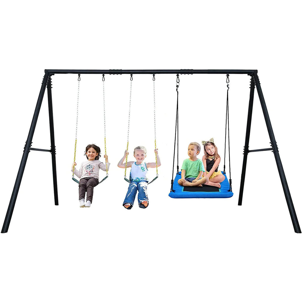 Swing Set with 3 Swing Seats : A Perfect Addition to Your Family Outdoor Fun