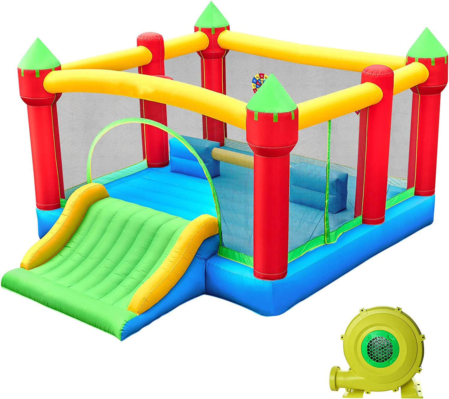 Free shipping free blower inflatable bouncer castle for kids low